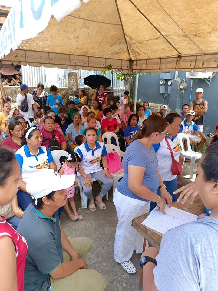 Uniform distribution of Barangay Tulay PWD Organization